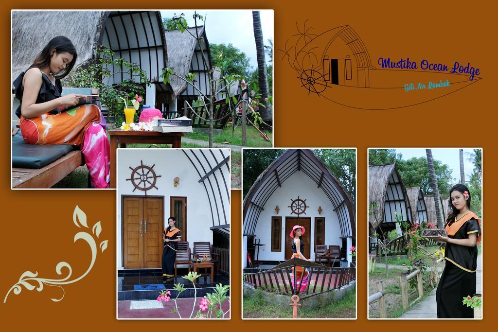 Mustika Ocean Lodge Gili Air Exterior foto